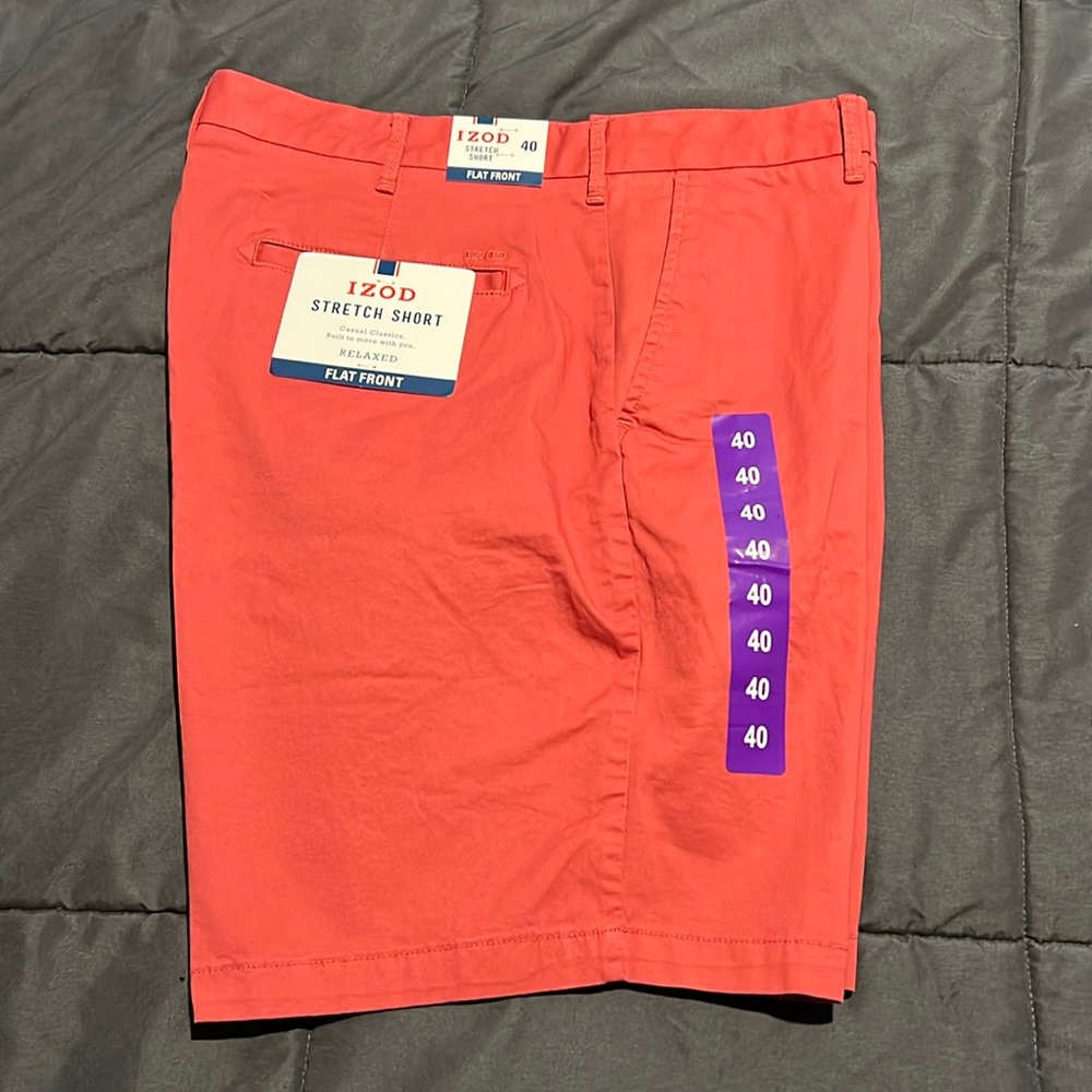 NWT Izod Stretch Short size 40 - flat front style